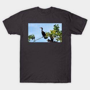 Two Double-crested Cormorants In a Tree T-Shirt